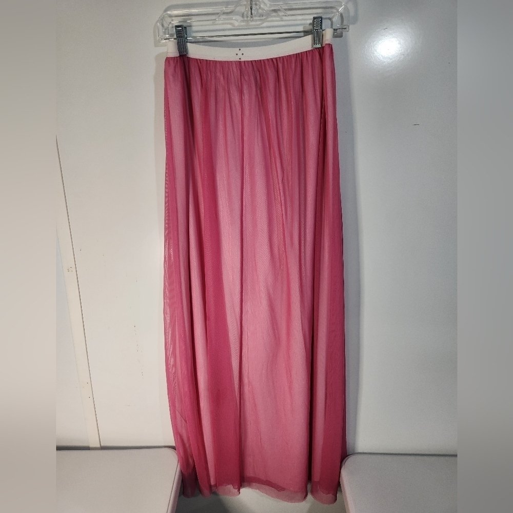Fun Pink Maxi Skirt, Size Medium